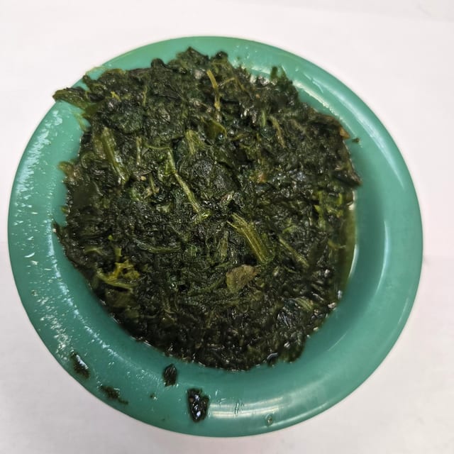 Sauteed Spinach.