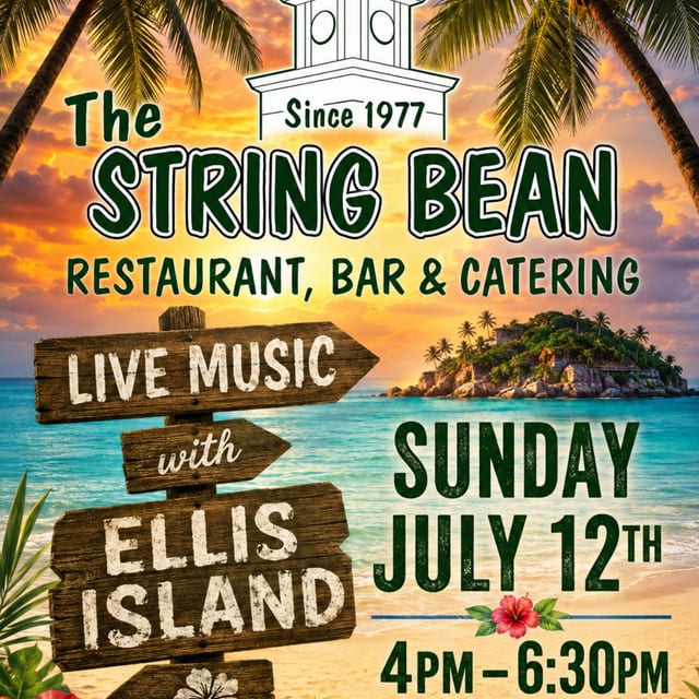 LIVE music with Ellis Island!