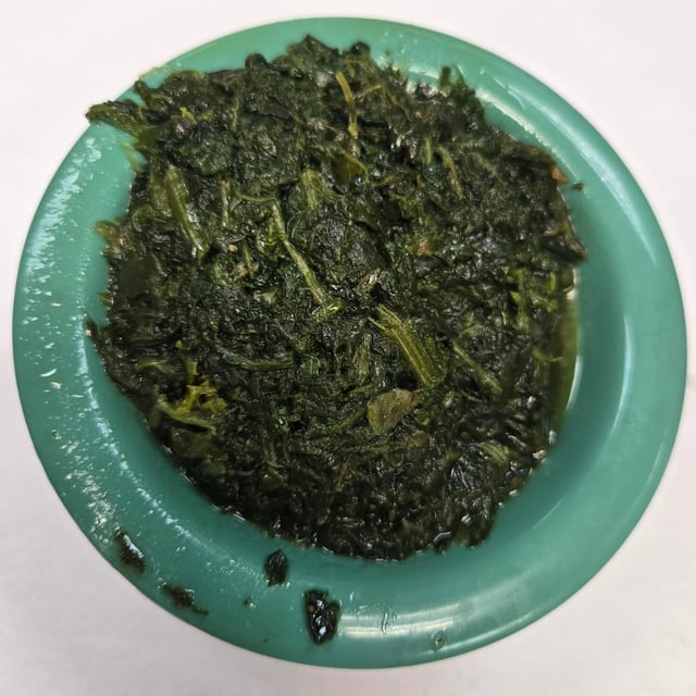 Sautéed Spinach.